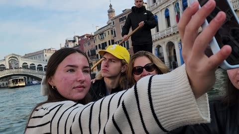 Venice Italy - Gondola ride by the Grand Canal!