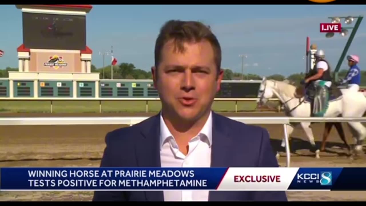 Race horse and owner test positive for meth