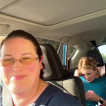 Daughter not listening while Mom says crazy stuff.