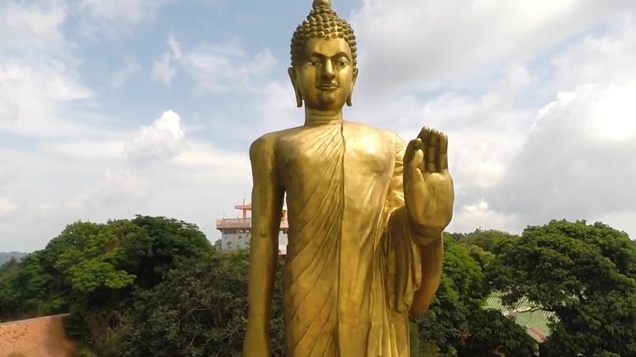 Standing Buddha.