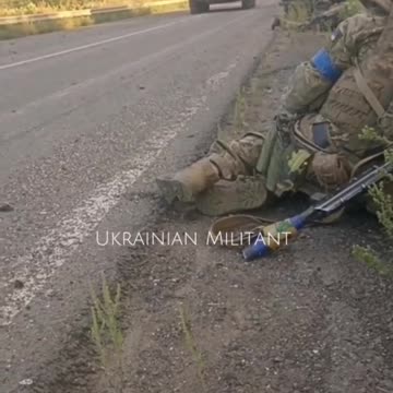 Ukrainians Take Cover From Attempted Russian Ambush