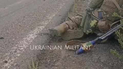Ukrainians Take Cover From Attempted Russian Ambush