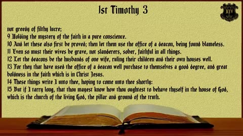 (54) - 1 Timothy (KJV) Dramatized With Words