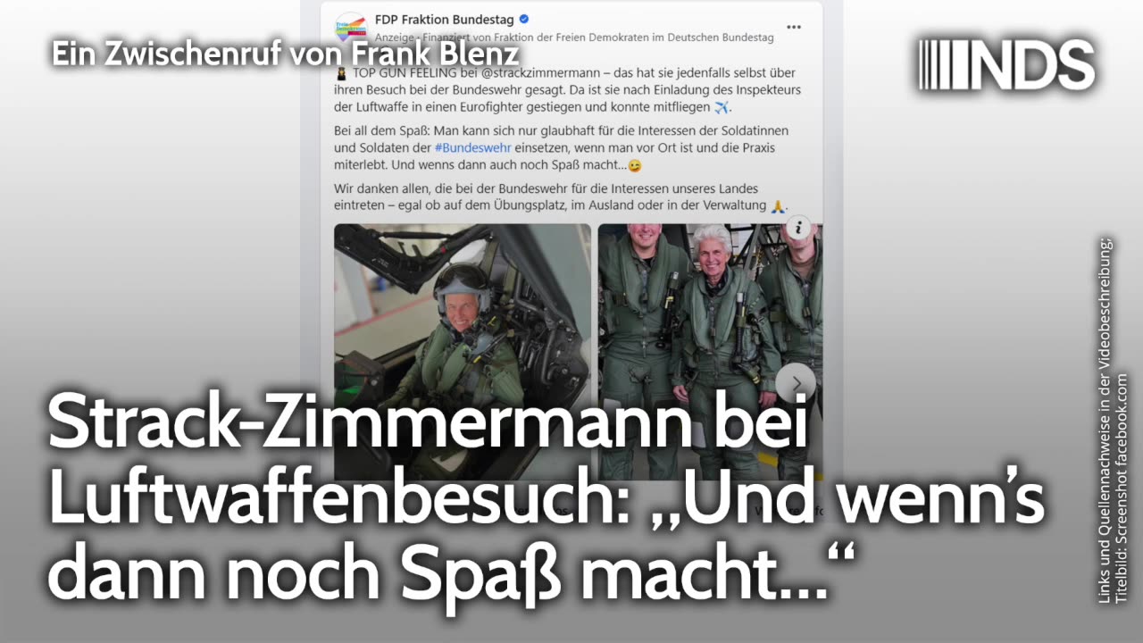 Strack-Zimmermann bei Luftwaffenbesuch: „Und wenn’s dann noch Spaß macht…“