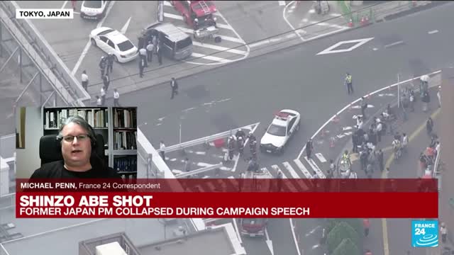 Japan's ex-PM Shinzo Abe 'in cardiac arrest' after campaign shooting • FRANCE 24 English