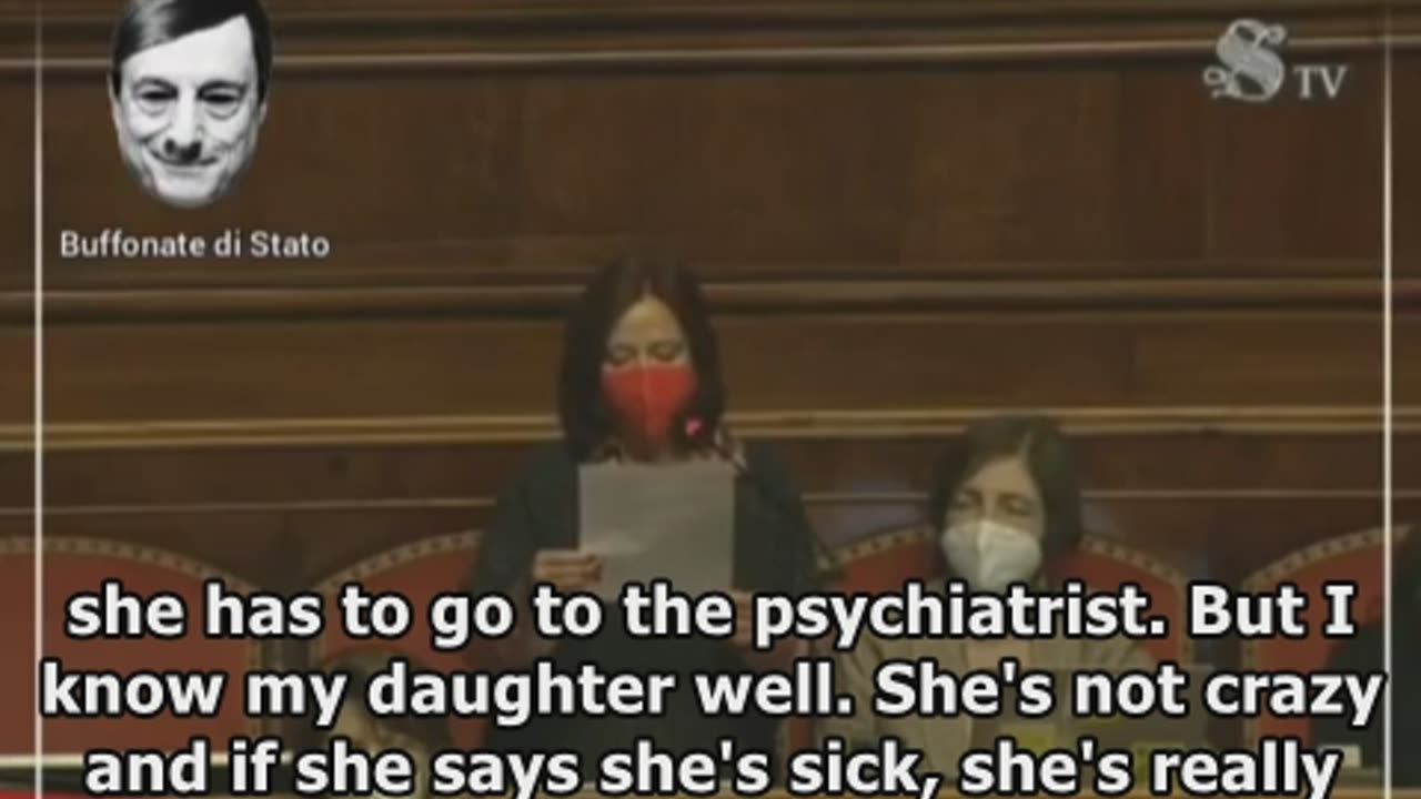 Italian parliament member give a voice to the vaccine injured