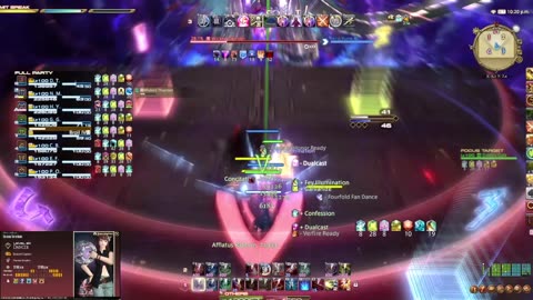 Doing M4S Reclear with my friends in FFXIV (As a Rdm ><)