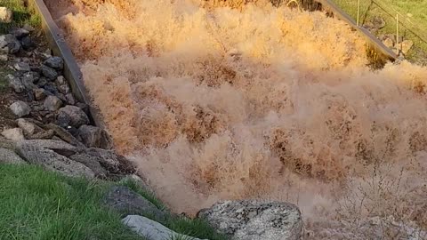 The creeks are rising fast