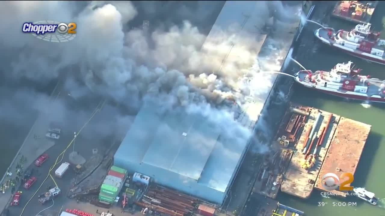 FDNY says it could take days to put out 3-alarm Red Hook fire