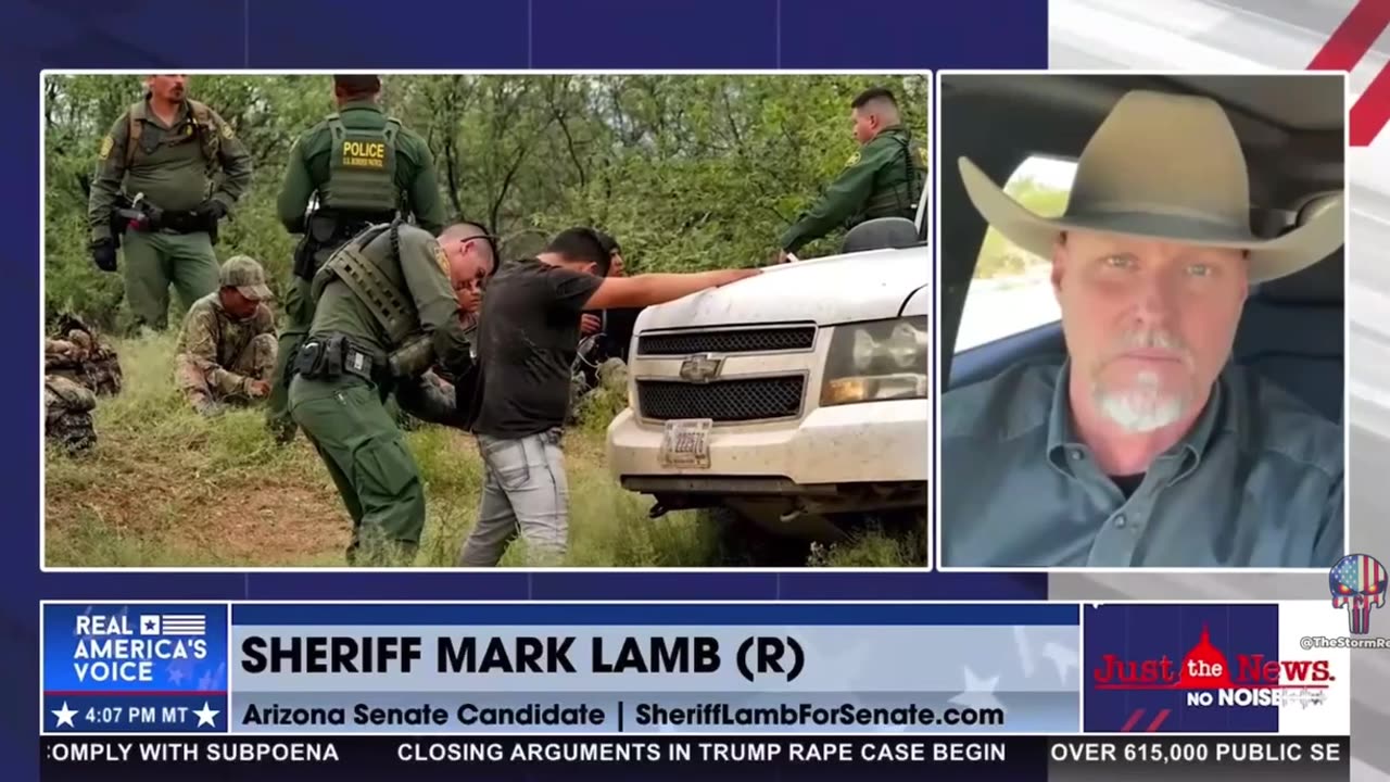 Sheriff Mark Lamb: Sending 1,500 troops to the border to process the migrants into the U.S. faster