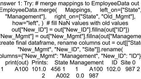 Pandas Map Multiple Columns Based on Specific Conditions