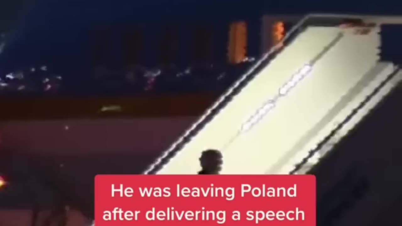 sleepy joe leaving poland