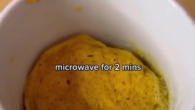 1 minute single serving pumpkin pie