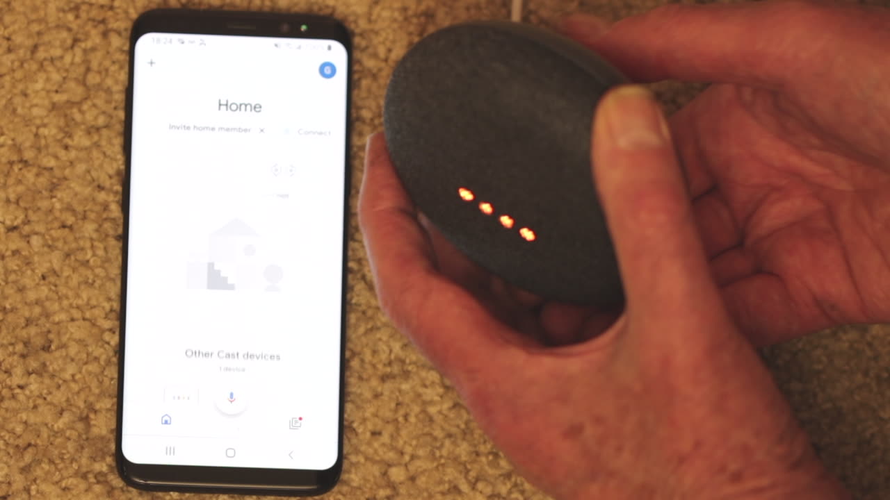 Set up home mini, could not communicate.