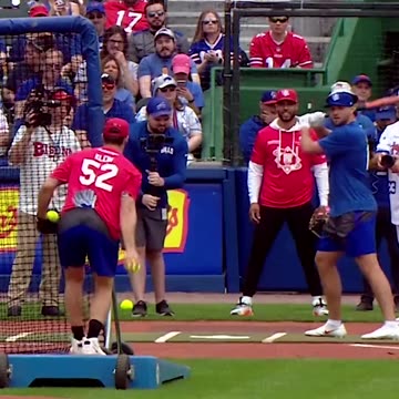 MLB BuffaloBills quarterback Josh Allen was launching balls to the MOON