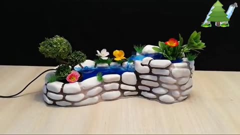 Beautiful Waterfall Pot 🍁 Nature 🏝️🌴 Part 1