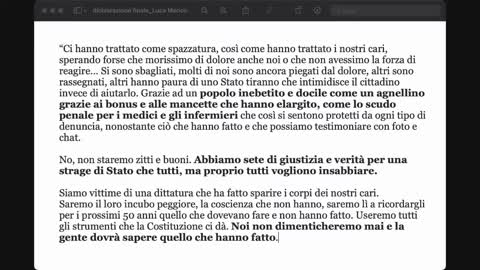 2022-12 - Matteo Gracis Interviste - Ce li hanno ammazzati