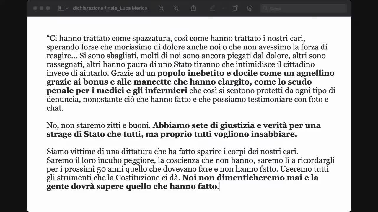 2022-12 - Matteo Gracis Interviste - Ce li hanno ammazzati