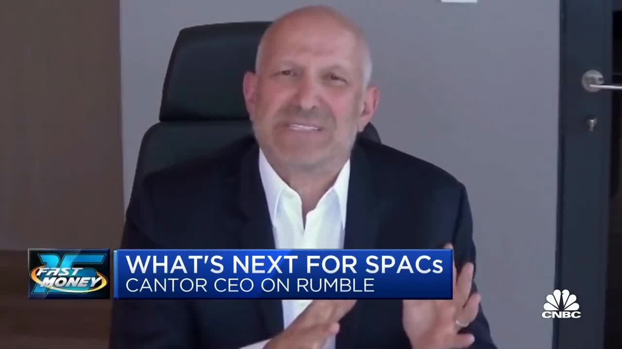 Howard Lutnick on CNBC talking Rumble