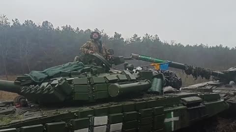 Ukrainian tank crew Nazi member... But there are no Nazis in Ukraine