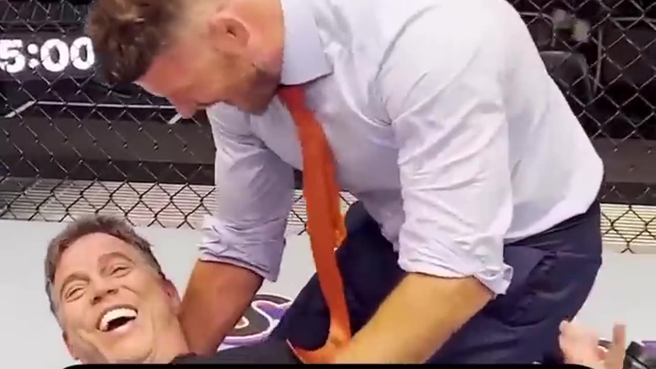 Choked out, wait til he wakes up.