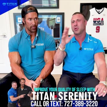 Mike O'Hearn & John talk about #TitanMedical #sleeptherapy #TitanSerenity!