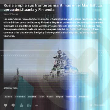 Rusia amplía sus fronteras marítimas en el Mar Báltico cerca de Lituania y Finlandia