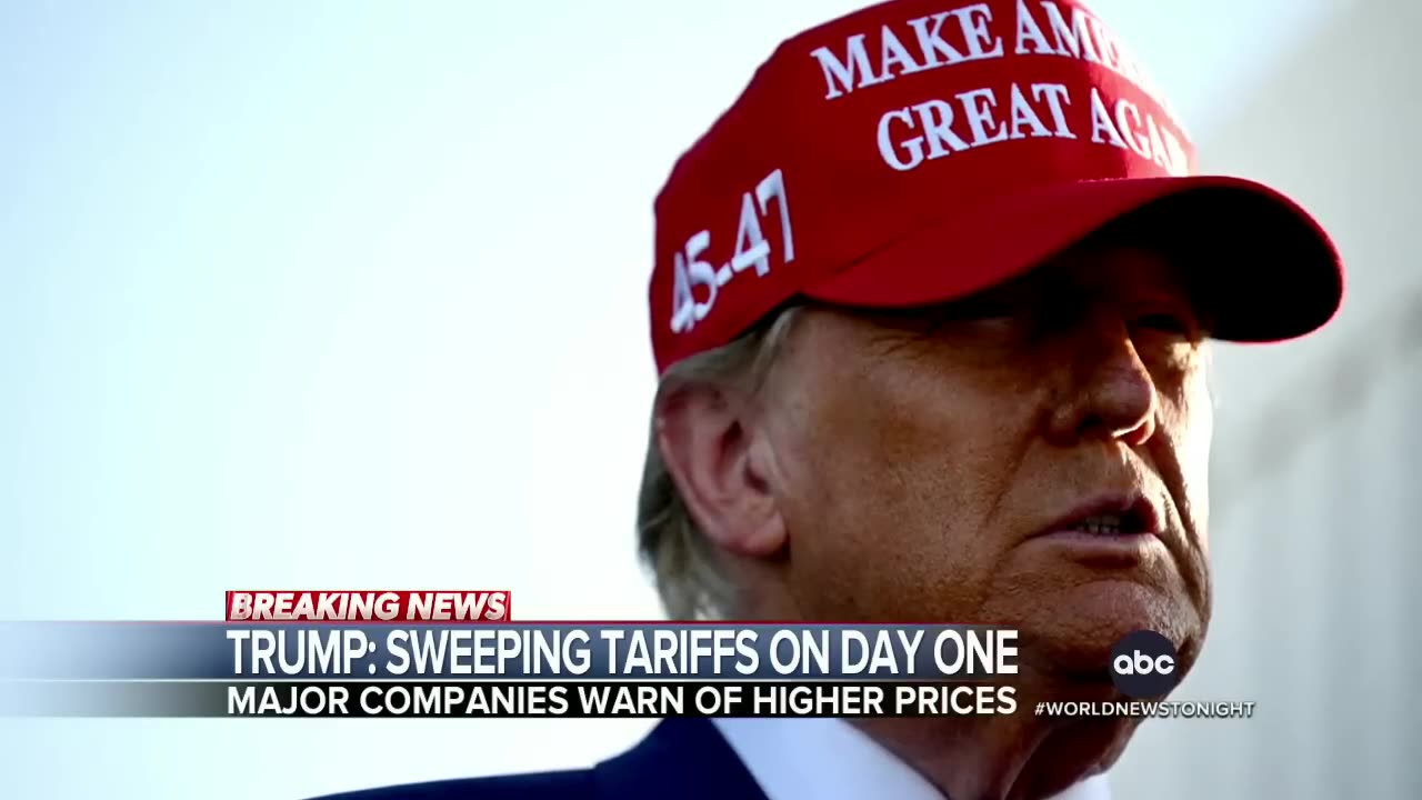 Trump threatens new tariffs on America three largest trading partners