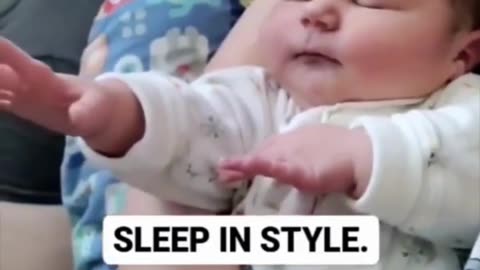 Adorable Baby's Funny Sleep Moments