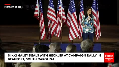 Heckler at Carolina Rally - Why you receiving money from pedophiles,