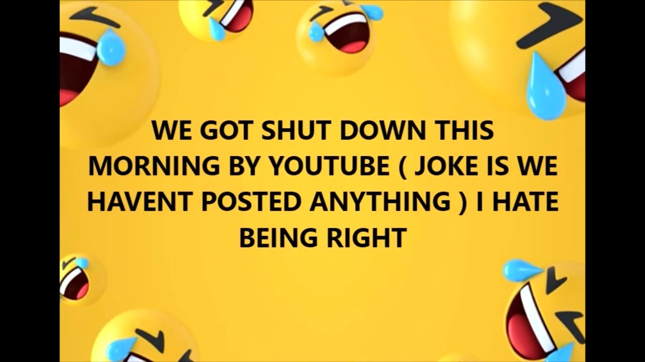 WE HAVE BEEN SHUTDOWN! JOKE IS WE NEVER POSTED ANYTHING!