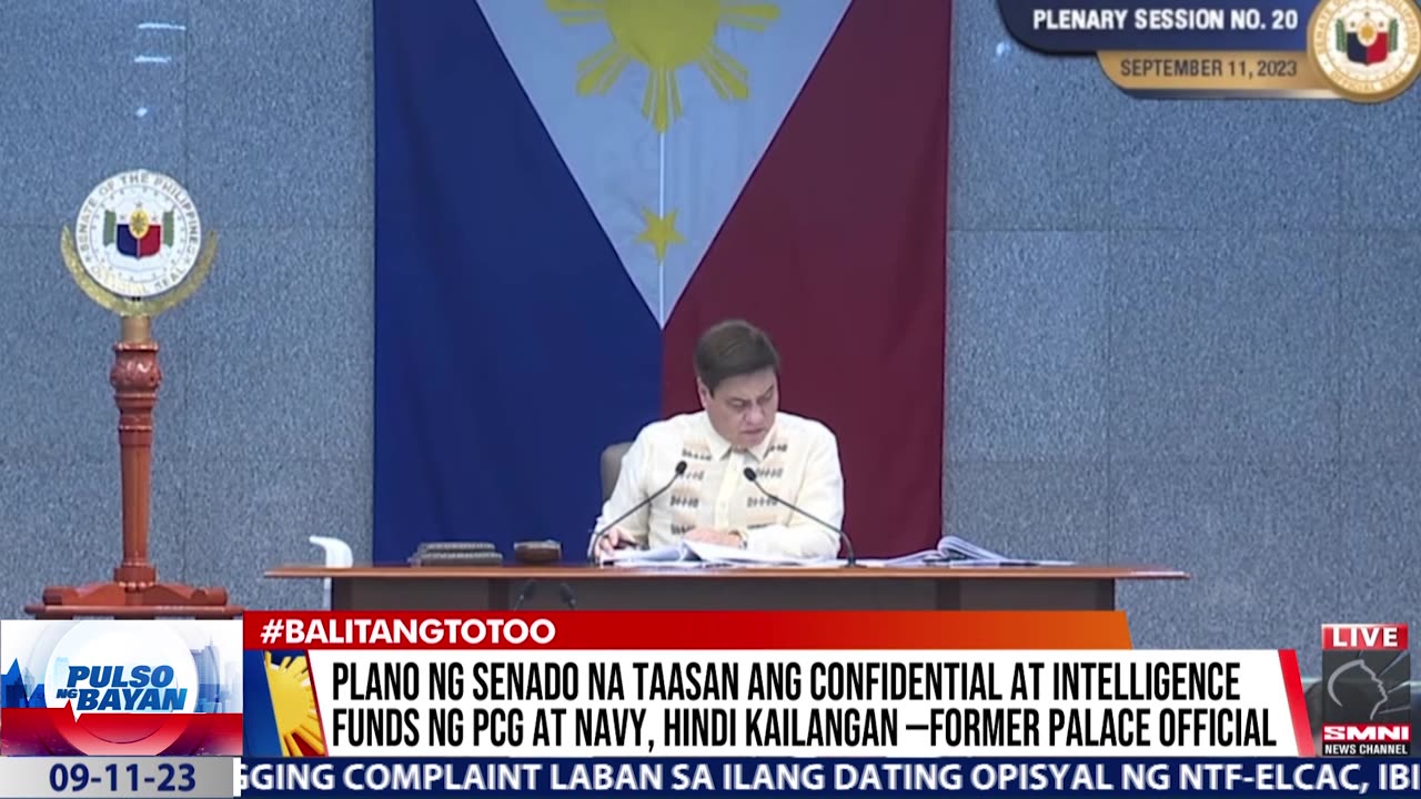 Plano ng Senado na taasan ang confidential at intelligence funds ng PCG at Navy, hindi kailangan