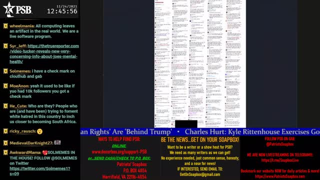 2021-11-23 22:00 EST - The MAGA Mullet Show: with MagaSwaga