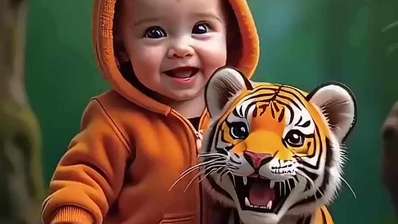 Cute baby animal sound