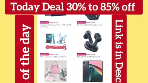 Today Deal 30% to 85% off