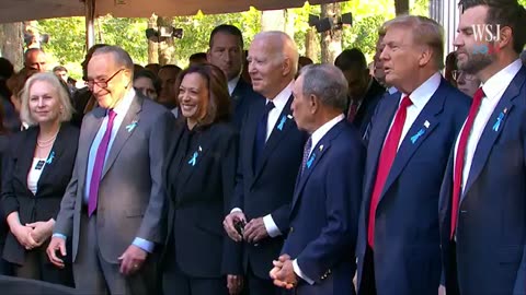 Watch: Harris, Trump Shake Hands at 9/11 Ceremony After Debate