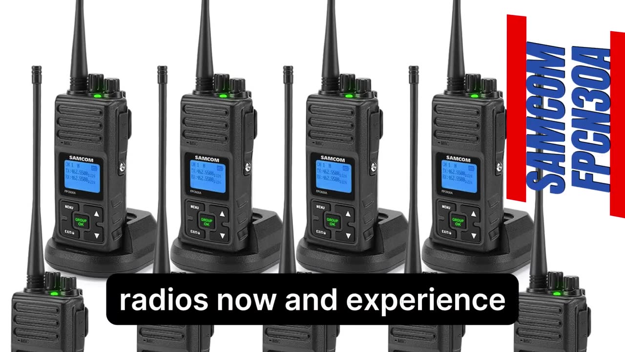 5W High Power Two Way Radio,SAMCOM FPCN30A Walkie Talkies