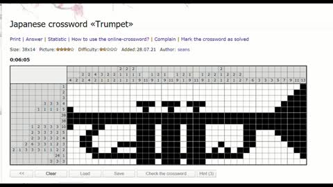 Nonograms - Trumpet