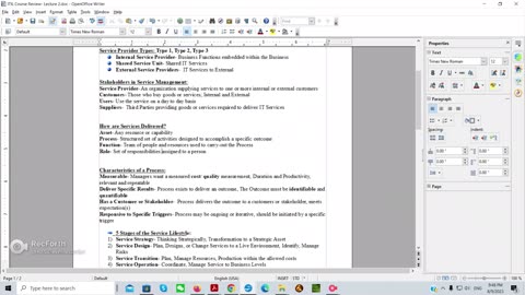 ITIL v.4 Course Review- Lecture 2: Service Management as a Practice