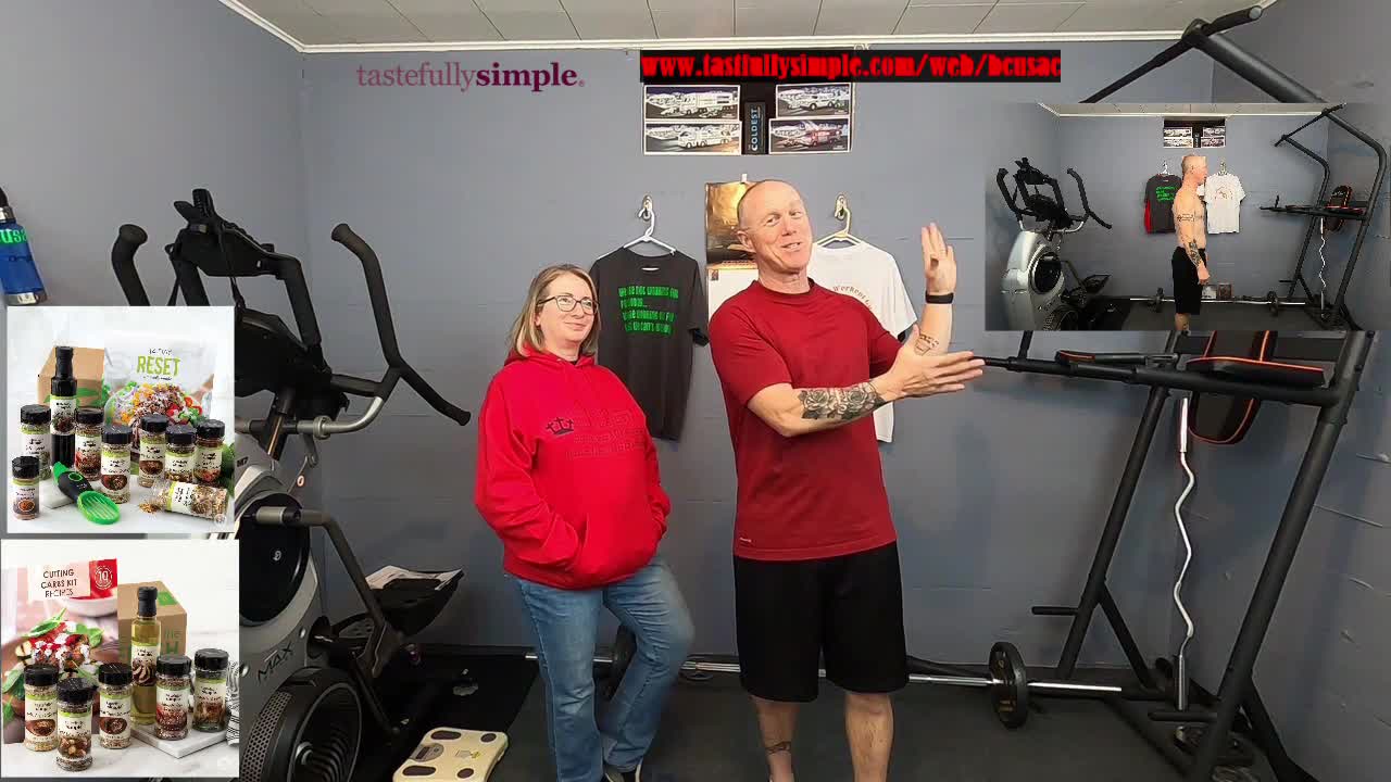 Tastfully Simple, Abs, and Bowflex Max Trainer