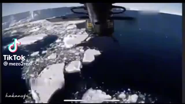 GOING OVER THE ARTIC ICE WALL