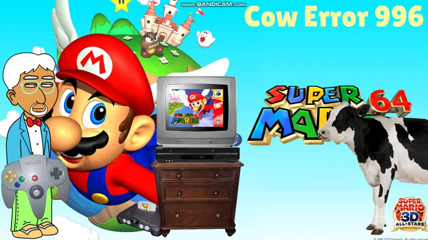 Cow Error 996 (Super Mario 64 (1996) With Music)