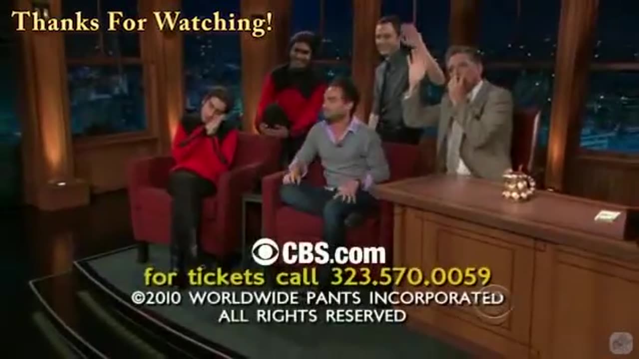 The Big Bang Theory - Full Episode - The Late Late Show With Craig Ferguson [240p]