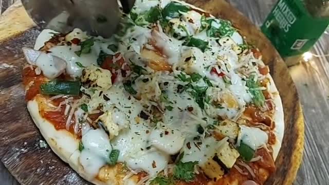 Indian home made delicious pizza , yammy