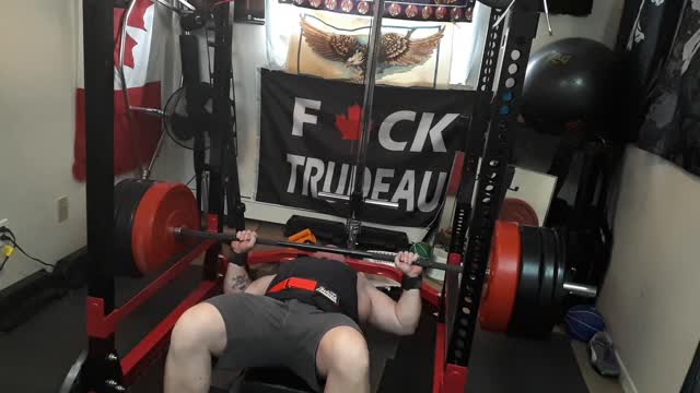 old man pushes a PR of 310lbs