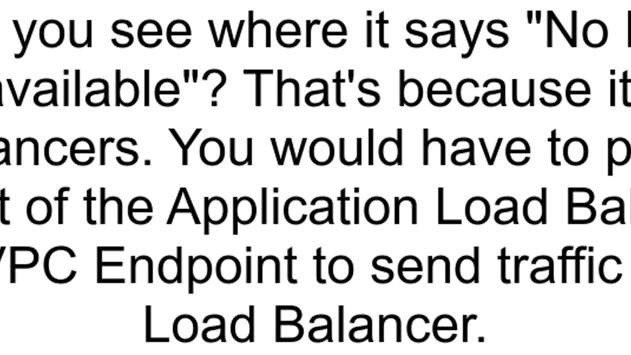 Is it possible to expose an internal ALB over VPC endpoint service