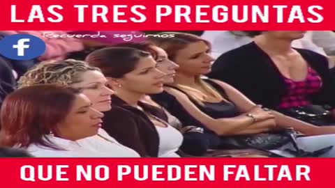 LAS TRES PREGUNTAS QUE PUEDENFALTAR _PADRE ANGEL ESPINOZA