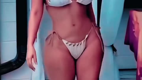 Very Hot Bikini Girl Sexy Walk