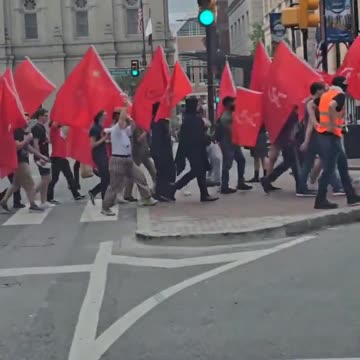 500 Communists Are Currently Marching Through Philadelphia — 0 Media Outrage