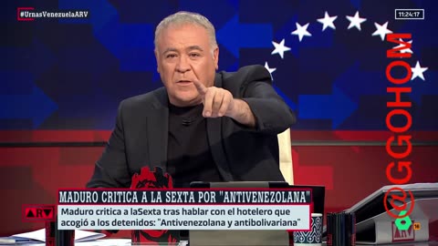 Antonio García Ferreras ataca a Venezuela y Nicolás Maduro: Presos españoles del CNI